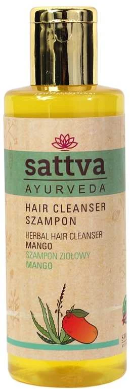 Drėkinantis plaukų šampūnas su mangais Mango, Sattva Ayurveda, 210ml