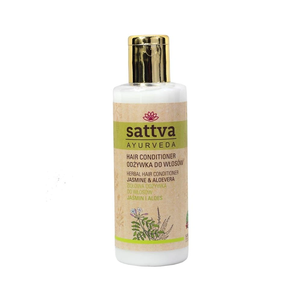 Plaukų kondicionierius Jasmine - Aloes, Sattva Ayurveda, 210ml