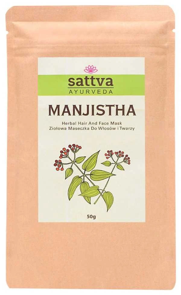 Širdžialapės raudės milteliai Manjistha, Sattva Ayurveda, 50g