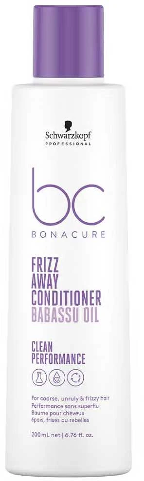Schwarzkopf Professional BC Bonacure Frizz Away Conditioner kondicionierius nepaklusniems plaukams, 200 ml