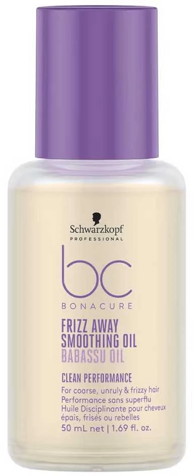 Glotninamasis plaukų aliejus Schwarzkopf Professional Bonacure Frizz Away Smoothing Oil with Babassu Oil 50ml