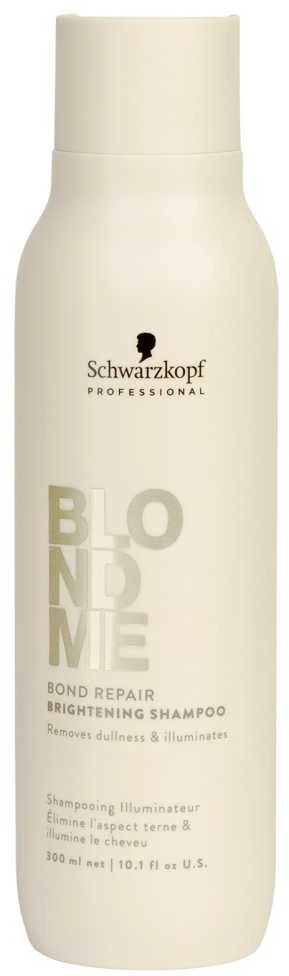 Schwarzkopf Professional BlondMe Bond Repair Brightening Šampūnas skaistinantis šampūnas šviesiems plaukams, 300 ml