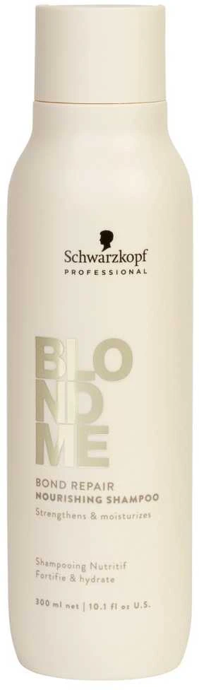 Schwarzkopf Professional BlondMe Bond Repair maitininantis Šampūnas maitinantis šampūnas šviesiems plaukams, 300 ml