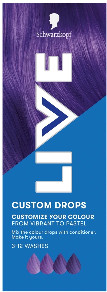 Schwarzkopf Live Drops Orchid Violetinė, 30 ml