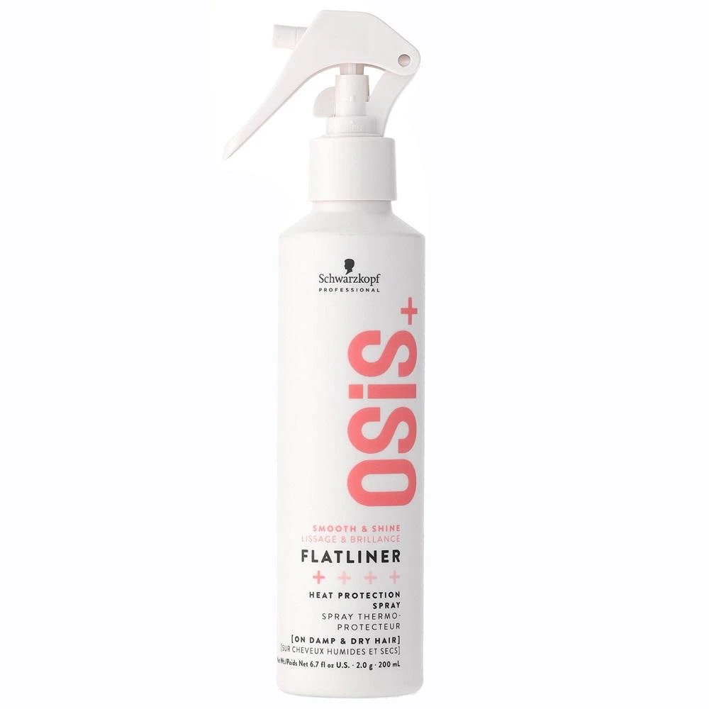 Purškiama apsauga nuo karščio plaukams Schwarzkopf Professional OSIS+ Flatliner (1) 200 ml