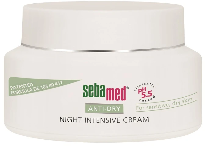 Sebamed Anti-Dry Night Intensive Kreminis intensyvus naktinis veido kremas 50 ml