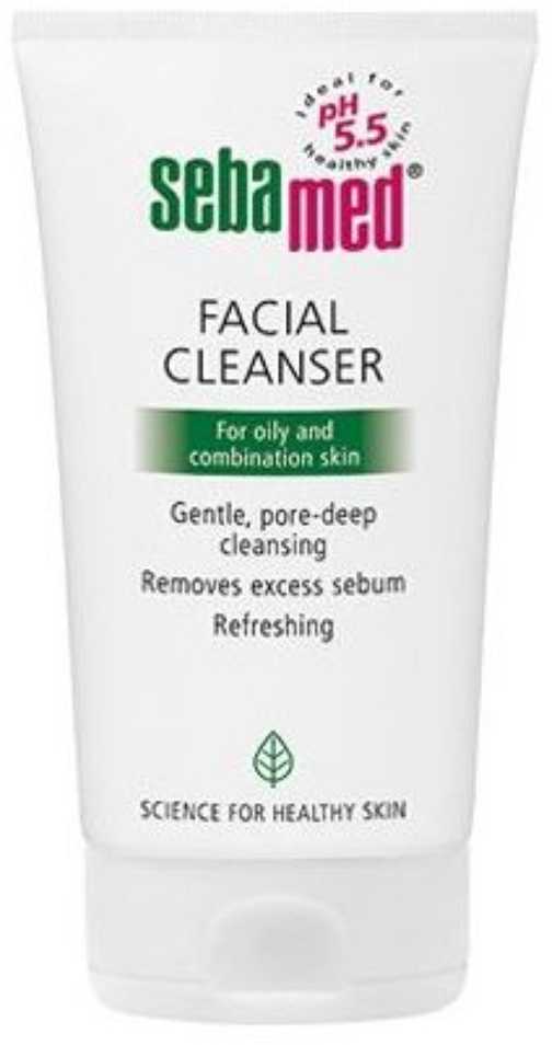 Sebamed Gentle Facial Valiklis švelnus valomasis gelis riebiai ir mišriai odai 150ml