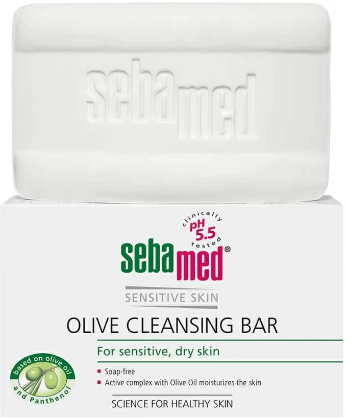 Sebamed Olive Cleansing Bar alyvuogių plovimo batonėlis 150g