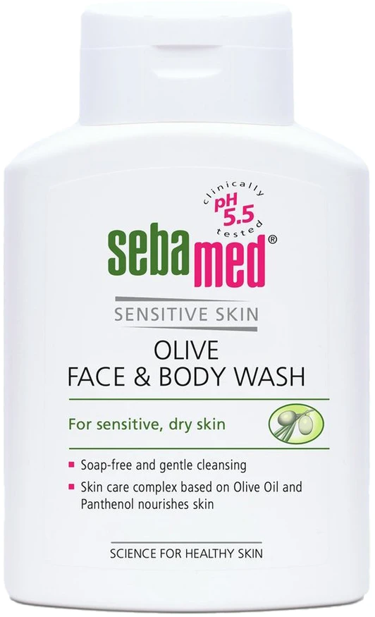 SebaMed Sensitive Skin Face & Kūno prausiklis Skystas muilas
