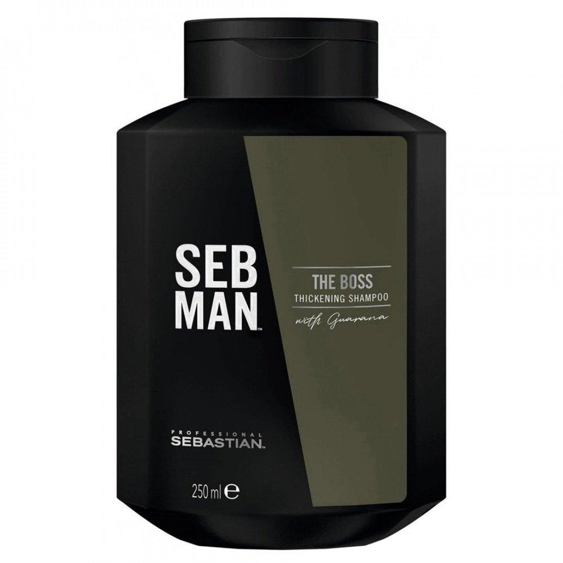 Plaukus tankinantis šampūnas Sebastian Professional SEB MAN The Boss Thickening Šampūnas 250ml