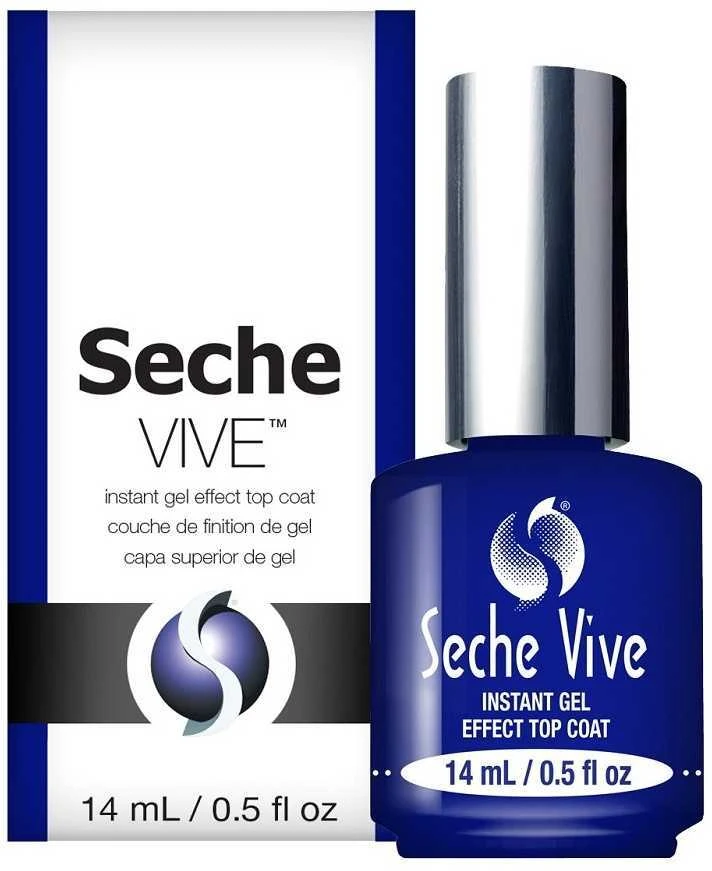 "Seche Vive Instant Gel Effect" nagų lako viršutinis sluoksnis 14ml