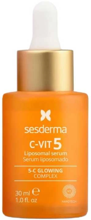 Sesderma C-Vit 5 Liposomal Serum Skaistinamojo poveikio liposominis veido serumas, 30 ml