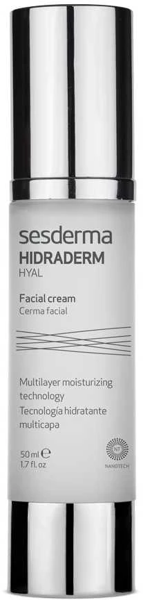 Sesderma Hidraderm Hyal Facial Cream Drėkinamasis veido kremas su hialurono rūgštimi, 50 ml