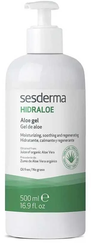 Odą raminantis ir maitinantis gelis Sesderma Hidraloe, 500 ml