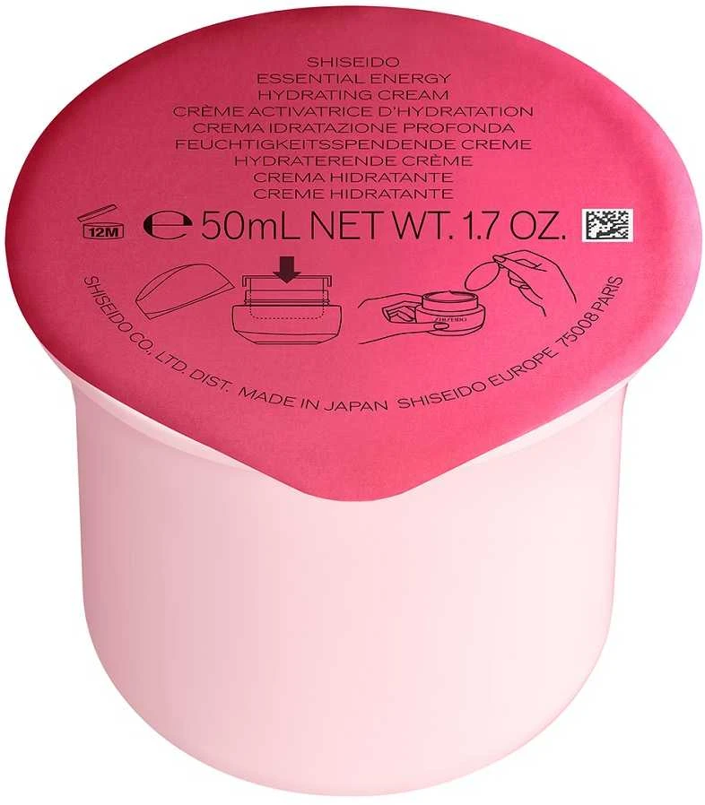 Shiseido Essential Energy Hydrating Day Kreminis For Face SPF 20 Refill Papildomas, 50 ml