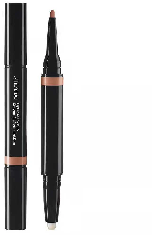 Shiseido Lūpų kontūro pieštukas InkDuo, 1,1 g, Spalva: 02 Beige