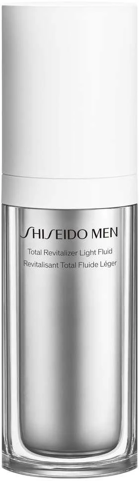 Shiseido Men Total Revitalizer Light Fluid senėjimą stabdantis drėkinamasis fluidas vyrams, 70 ml