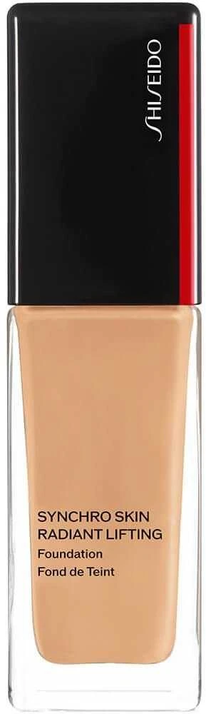 „Shiseido Synchro Skin Radiant Lifting“ skystas makiažo pagrindas, 350 Maple SPF 30, 30 ml