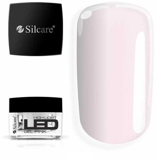 Silcare ART.ROZNE SILACRE_Didelės šviesos LED pagrindo gelis Rožinė 30g