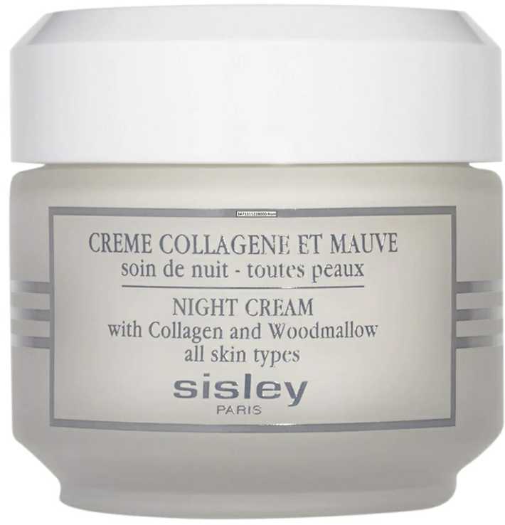 Sisley Night Kreminis with Collagen and Woodmallow veido kremas su kolagenu ir dedešvomis, 50 ml