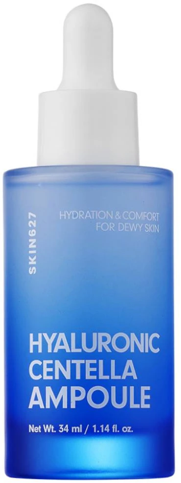 Holika Holika SKIN627 Hyaluron Centella Ampoule Nawilżająco-łagodząca ampułka su hialuronem i wąkrotką azjatycką, 34 ml