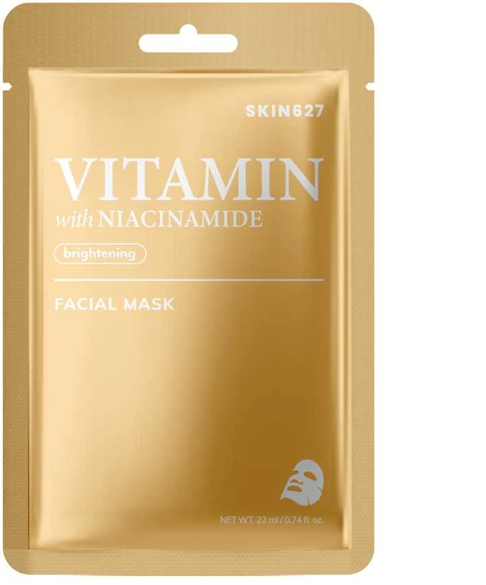 Mediheal SKIN627 skaistinamoji veido kaukė su vitaminais ir niacinamidu, 22 ml