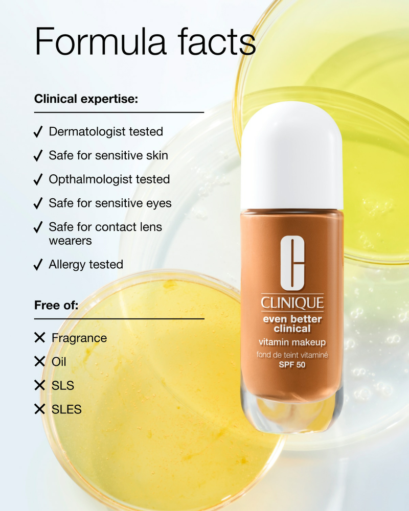 Skystas makiažo pagrindas Clinique Even Better Clinical Vitamin Makeup su SPF50, 30 ml | spalva: 1 - Light Cool