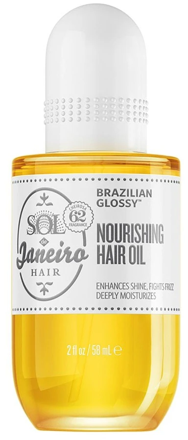 Sol De Janeiro Brazilian Glossy maitininantis Hair Oil plaukų aliejus, 58 ml