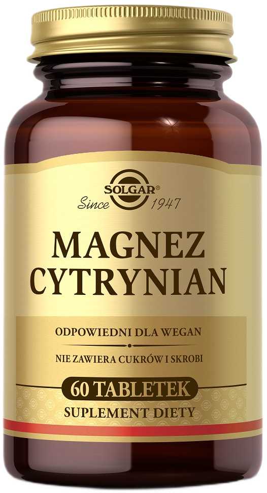 Solgar Magnio citratas 60 tablečių