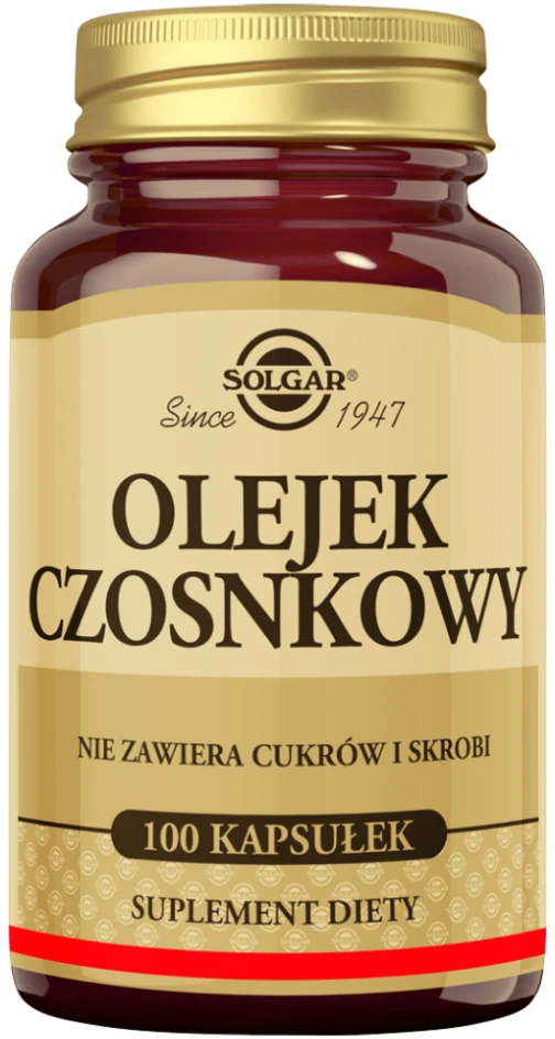 Solgar česnakų aliejus 100 minkštųjų gelių