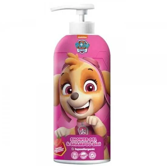 Spin Master Skye dušo želė ir šampūnas 2in1 Strawberry 1000ml
