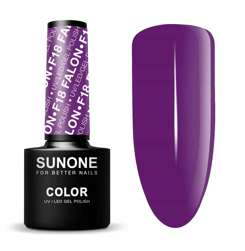 Sunone UV/LED Gel Polish Color - Fiolety F18 Falon, 5 g