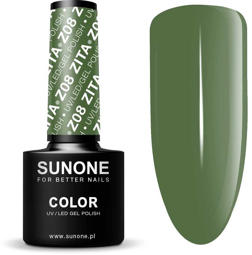 Sunone UV/LED Gel Polish Color - Zielenie i Żółcie Z08 Zita, 5 ml