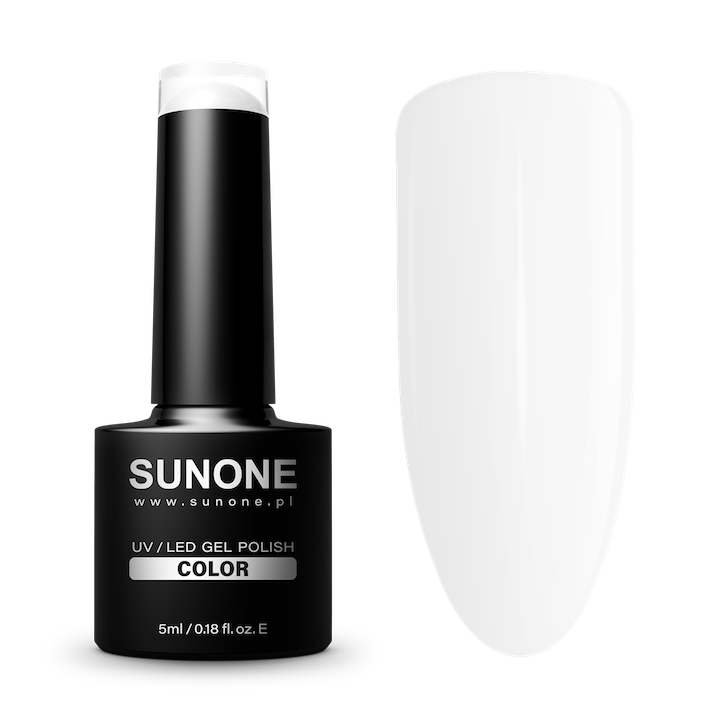 Sunone UV/LED Gel Polish Color - Biele, Beże, Brązy B01 Blanka, 5 ml