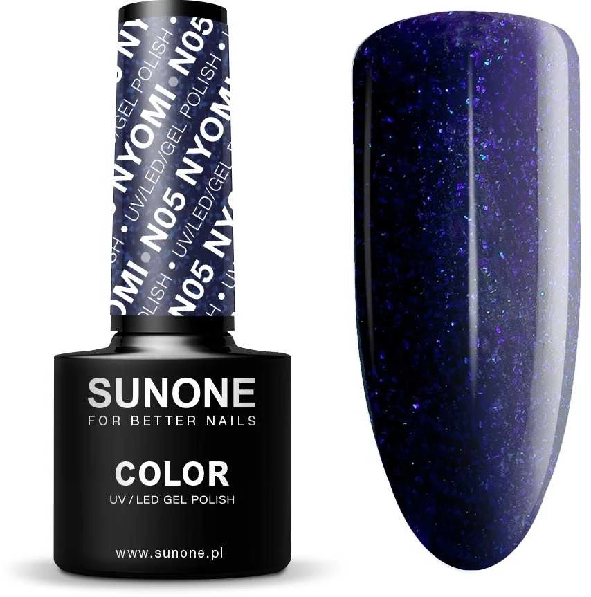 „Sunone“ UV/LED gelinis lakas – spalvotas – Mėlyna N05 Nyomi, 5 g