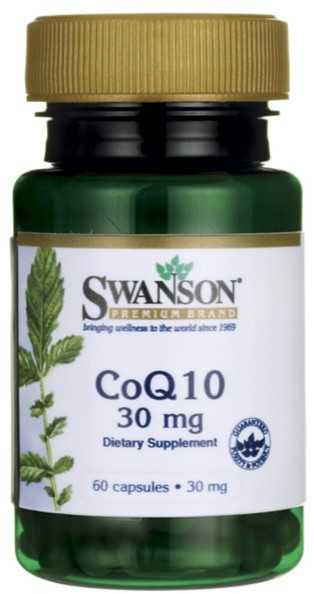 Kofermentas Q10, Swanson, 30mg, 60 kapsulių
