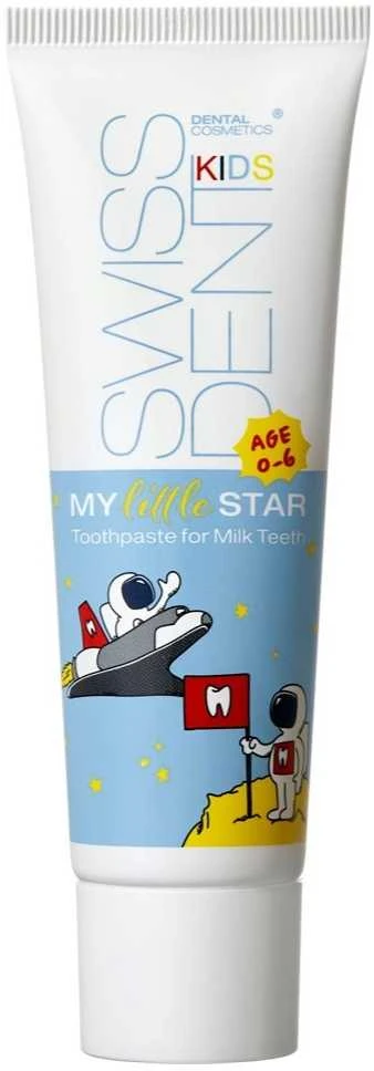 „Swissdent Kids My Little Star“ dantų pasta vaikams nuo 0 iki 6 metų, 50 ml
