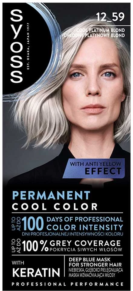 Syoss Permanent Coloration Permanent Blond Hair Color moterims, 50 ml
