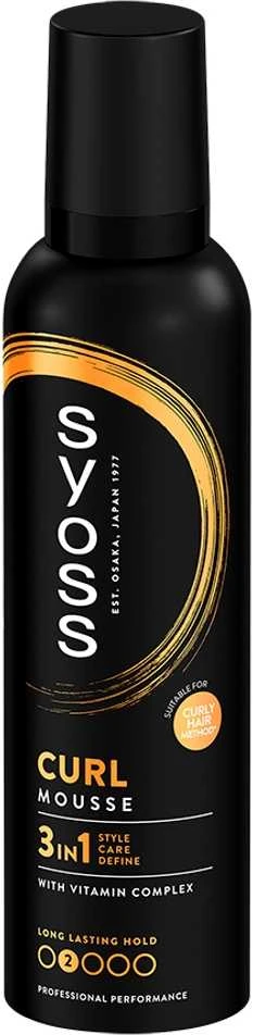 Syoss Curl Control Mousse plaukų putos moterims, 250 ml