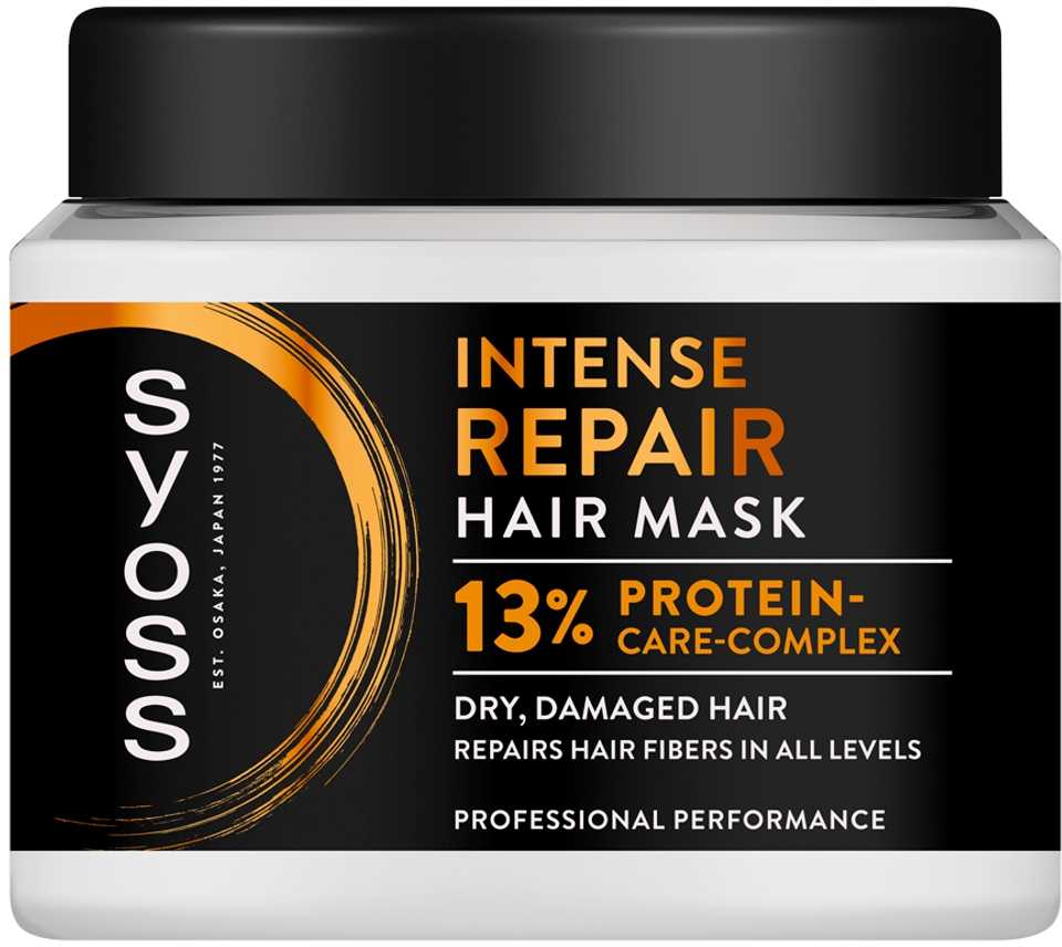 SYOSS Intense Repair Kaukė sausiems ir pažeistiems plaukams 400 ml