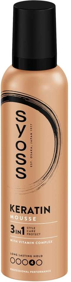 Syoss keratininės plaukų putos, 250 ml