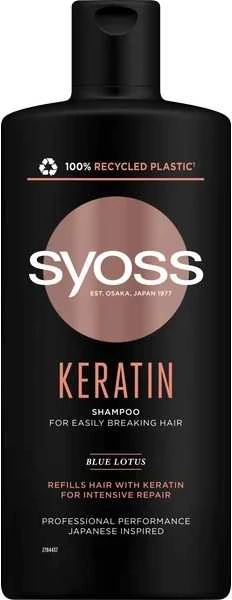 Syoss Keratin Šampūnas Šampūnas moterims, 440 ml