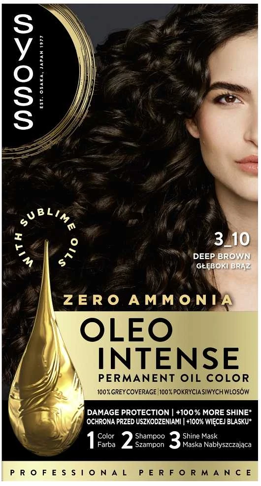 Syoss Oleo Intense Permanent Oil Color plaukų spalva moterims, 50 ml