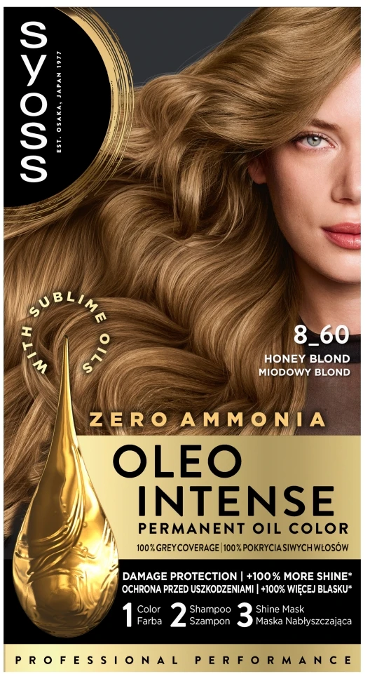 Syoss Oleo Intense Permanent Oil Color plaukų spalva moterims, 50 ml