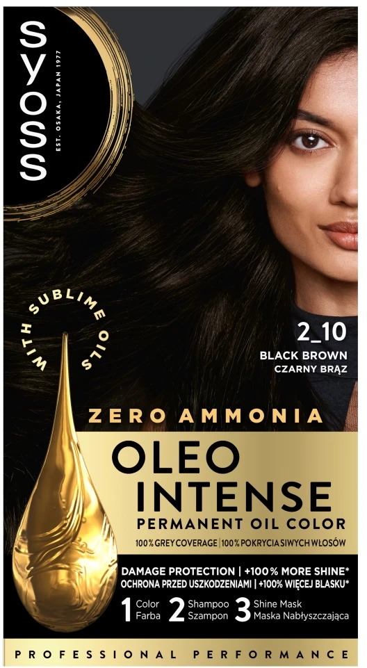Syoss Oleo Intense Permanent Oil Color plaukų spalva moterims, 50 ml