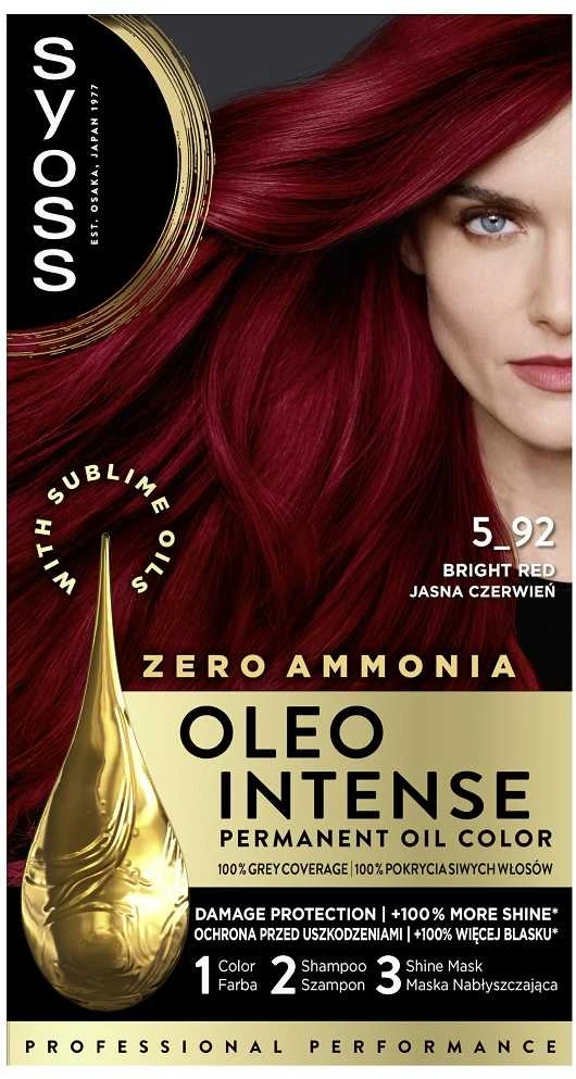 Syoss Oleo Intense Permanent Oil Color plaukų spalva moterims, 50 ml