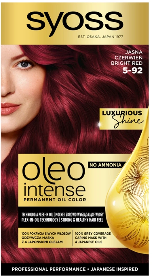 Syoss Oleo Intense Permanent Oil Color plaukų spalva moterims, 50 ml