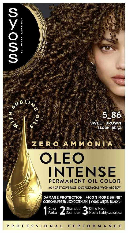 Syoss Oleo Intense Permanent Oil Color plaukų spalva moterims, 50 ml