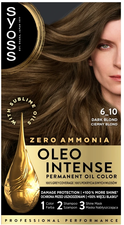Syoss Oleo Intense Permanent Oil Color plaukų spalva moterims, 50 ml