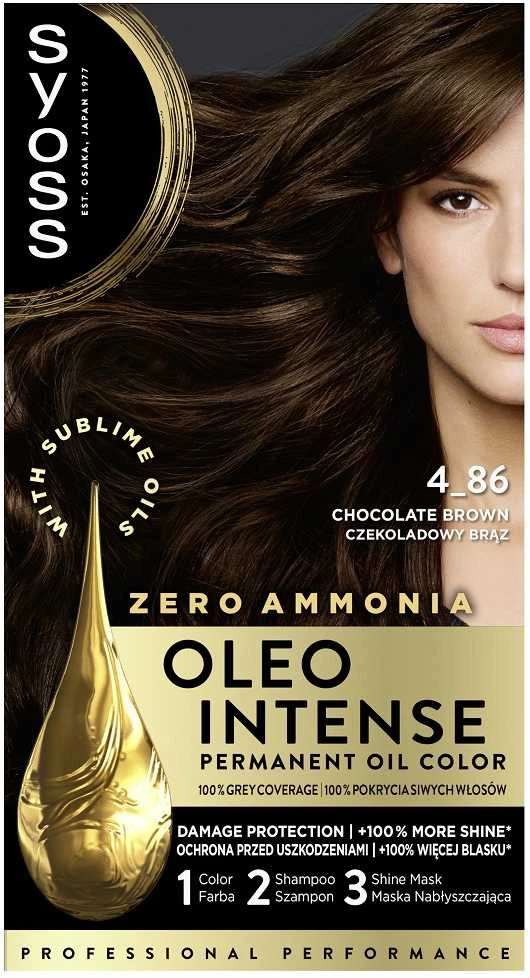 Syoss Oleo Intense Permanent Oil Color plaukų spalva moterims, 50 ml